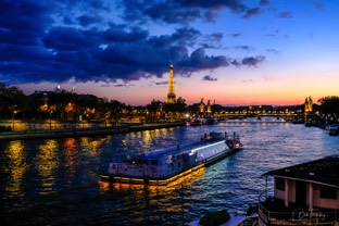 Twilight Seine River